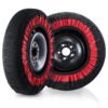 Extra-Large Snow Socks for Tires, 2-Pack, Polyester Traction Covers for Cars, SUVs & Trucks - Image 5