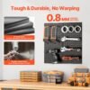 32" x 16" Metal Pegboard Wall Organizer, 2-Pack Heavy-Duty Steel Tool Storage Panels - Image 5